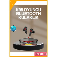 İn3dex Kablosuz Bluetooth 5.0 LED Işıklı Gaming Kulaklık Ipx4