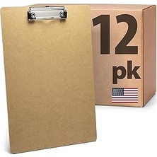 Uravas Store Officemate Geri Dönüştürülmüş Ahşaptan Sıkıştırma Tahtası, 215, 9 x 355,6 Mm, Düz Profil Kelepçe, K