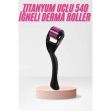 Toptan Bulurum 540 Iğneli Derma Roller 1mm Titanyum Uçlu Saç Kaş Serum Kullanımına Uygun