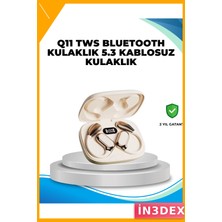 İn3dex LED Ekranlı Bluetooth 5.4 Çeviri Kulaklığı 4 Saat Kullanım