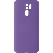 Toptan Bulurum Xiaomi Redmi 9 Kılıf Nano Içi Kadife Silikon  Mor