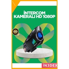 İn3dex Su Geçirmez Bluetooth Kask Kulaklık 1080P Kamera 500M Interkom