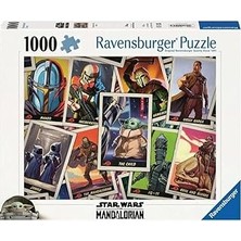 Uravas Store Ravensburger, 1000P Puzzle Star Wars Mandalorian, Yetişkin Puzzle