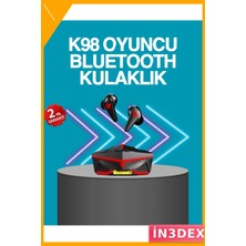 İn3dex Kablosuz Bluetooth 5.0 Metal Kasa Gaming Kulaklık Ipx4
