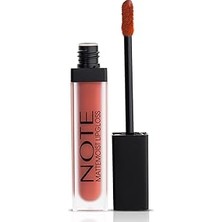 Uravas Store Note Cosmetics Mattemoist Lipgloss 402 Matkiss Yarı Mat Saten Bitişli Likit Ruj, Nude