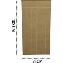 Sennedilersen Dekoratif Kanallı Boyanabilir Duvar Paneli Cnc Işlemeli Ham Mdf (6mm)