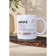 giftkonsept Anne Sözlük Anlamı Koşulsuz Sevgi Baskılı Anneler Günü Hediyesi Kupa Bardak