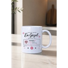 giftkonsept Hayatımın En Güzel Şarkısı Annem Baskılı Anneler Günü Hediyesi Kupa Bardak