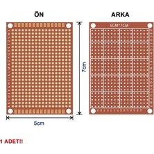 Sensör Modül 5x7 Delikli Plaket Pcb Pertinaks