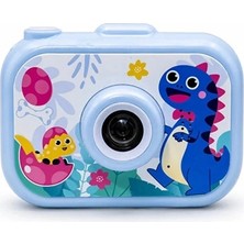 Vothoon Dijital Fotoğraf Makinesi Çocuk Mini 1080P Hd Kamera Selfie Tripodlu Ön Arka Kamera Fotoğraf Makinesi
