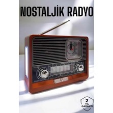 Eco Lounge Nostaljik Radyo Usb,aux ve Sd Kart Girişli Bluetooth Bağlantılı
