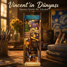 Emirgan Van Gogh Temalı Book Nook Kitap Köşesi – Vincent’ın Dünyası Dıy Maket