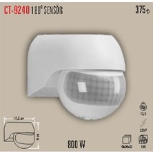 Cata CT-9240 180° Sensör 800W