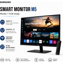 Samsung 27 Inç Full Hd 1920 x 1080 60 Hz 4 Ms Wi-Fi Bluetooth Tizen Smart Tv Uyumlu Dahili Hoparlörlü LED Ekran