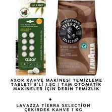 Axor Kahve Makinesi Temizleme Tableti + Lavazza Tierra Selection Çekirdek Kahve (1 kg)