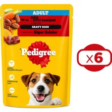 Pedigree Sığır ve Kuzu Etli 100 gr Yetişkin Köpek Maması x 6 Adet