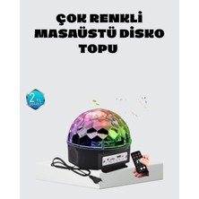 Eco Lounge Taşınabilir Mini Disko Topu Lamba – Müzikle Senkronize Işık Efekti ve Parti Atmosferi