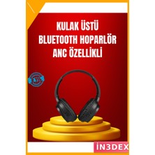 İn3dex Bluetooth Kulak Üstü Kulaklık 20-20000Hz 18 Saat Pil