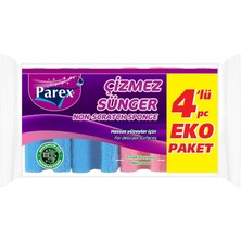 Delixa Çizmez Sünger Oluklu 4'lü