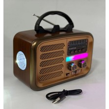 Everton RT-701 Nostaljik Radyo Görünümlü Bluetooth Hoparlör - Fm/am/sw 3 Band Usb/tf/aux