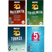 Okyanus Yayınları 8. Sınıf Master Türkçe –matematik–fen Bilimleri 15 Deneme 3 Kitap ve 5'li Deneme