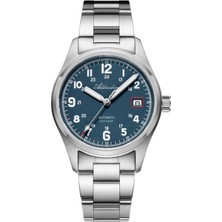Addiesdive 39MM Çelik Kordon Erkek Kol Saati AD2070 Mavi