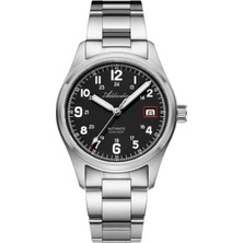 Addiesdive 39MM Çelik Kordon Erkek Kol Saati AD2070 Siyah
