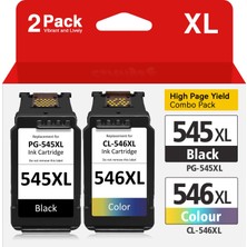 Canon Pixma MX-494 PG-545XL/CL-546XL Siyah ve Renkli Yüksek Kapasite Ithal Muadil Kartuş Seti