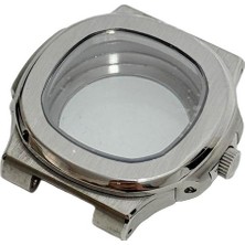 Hasyılmaz Transparan Cam Kol Saati Kasası  44,53X44,26MM (Model 13)