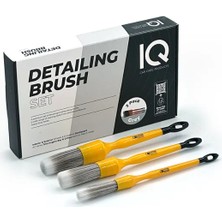 Codetha Iq Detaylandırma Fırçası Gri 3’lü Set