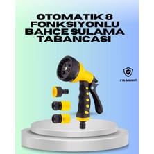 Eco Lounge Ayarlanabilir Basınçlı 8 Modlu Bahçe Sulama Tabancası Hortum Aparatı