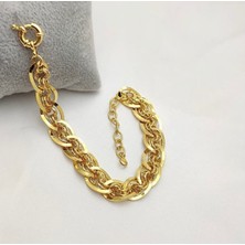 Kuyumcu Model Gold Çelik Bileklik