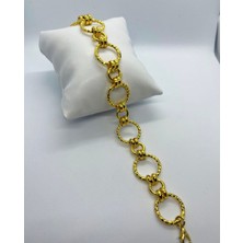Kuyumcu Model Gold Yuvarlak Halka Bileklik