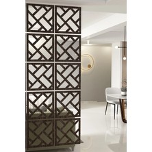 Kayasan Ahşap Kayasan ® Lazer Kesim Sarkıt Paravan, Ahşap Seperatör, Oda Ayırıcı 4'lü Panel Levha Seti