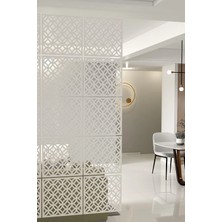 Kayasan Ahşap Kayasan ® Lazer Kesim Sarkıt Paravan, Ahşap Seperatör, Oda Ayırıcı 4'lü Panel Levha Seti