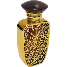 Hasyılmaz Desenli Doldurulabilir Parfüm Şişesi 50ML (Kahverengi - 001)