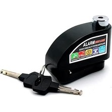Uravas Store Hobimtek Motosiklet Disk Kilidi Alarmlı Kilidi 110 Db Waterproof Yüksek Kaliteli Siyah