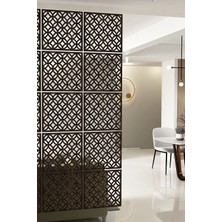Kayasan Ahşap Kayasan ® Lazer Kesim Sarkıt Paravan, Ahşap Seperatör, Oda Ayırıcı 4'lü Panel Levha Seti