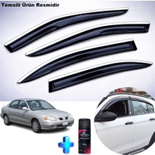 Caraks Hyundai Elantra Mügen Cam Rüzgarlığı Abs Nikelajlı Cam Rüzgarlığı 1996-2001 4 Lü + Ebrayn 150 ml Koku