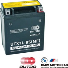 Outdo YTX7L – Bs (UTX7L-BS Mf) 12V 7 Ah Agm Motosiklet Aküsü