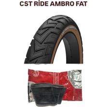 Cst 20X4.00 Bisiklet Dış Lastiği ve Iç Lastiği Seti Fat Bike, Bisiklet Lastiği