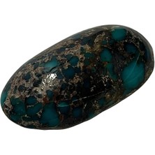 Hasyılmaz Doğal Iran Nişabur Firuze (Turkuaz) Taşı 24,2 Karat - 4,8 Gram T194