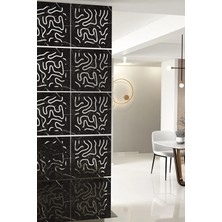 Kayasan Ahşap Kayasan ® Lazer Kesim Sarkıt Paravan, Ahşap Seperatör, Oda Ayırıcı 4'lü Panel Levha Seti