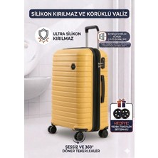 Hsr Körüklü Silikon Kırılmaz (Polipropilen) Büyük Boy Valiz