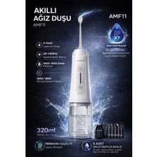 Auhma AMF11 Şarjlı Ağız Duşu - Ipx7 Su Geçirmez Portatif Diş Temizleyici