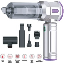  oto araç süpürgesi profesyonel 100 watt şarjlı lux