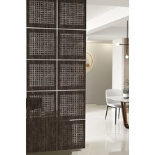 Kayasan Ahşap Kayasan ® Lazer Kesim Sarkıt Paravan, Ahşap Seperatör, Oda Ayırıcı 4'lü Panel Levha Seti