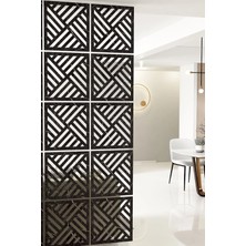 Kayasan Ahşap Kayasan ® Lazer Kesim Sarkıt Paravan, Ahşap Seperatör, Oda Ayırıcı 4'lü Panel Levha Seti