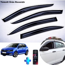 Caraks Skoda Fabia Mügen Cam Rüzgarlığı Abs Nikelajlı Cam Rüzgarlığı 2014-2020 4 Lü + Ebrayn 150 ml Koku