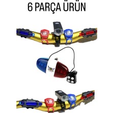 Çok Fonksiyonlu Bisiklet Aydınlatması ve Bisiklet Çakarlı LED Lambalar Scooter ve Bisiklet Işığı